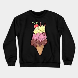 Dragon Ice Cream with Sprinkles Crewneck Sweatshirt